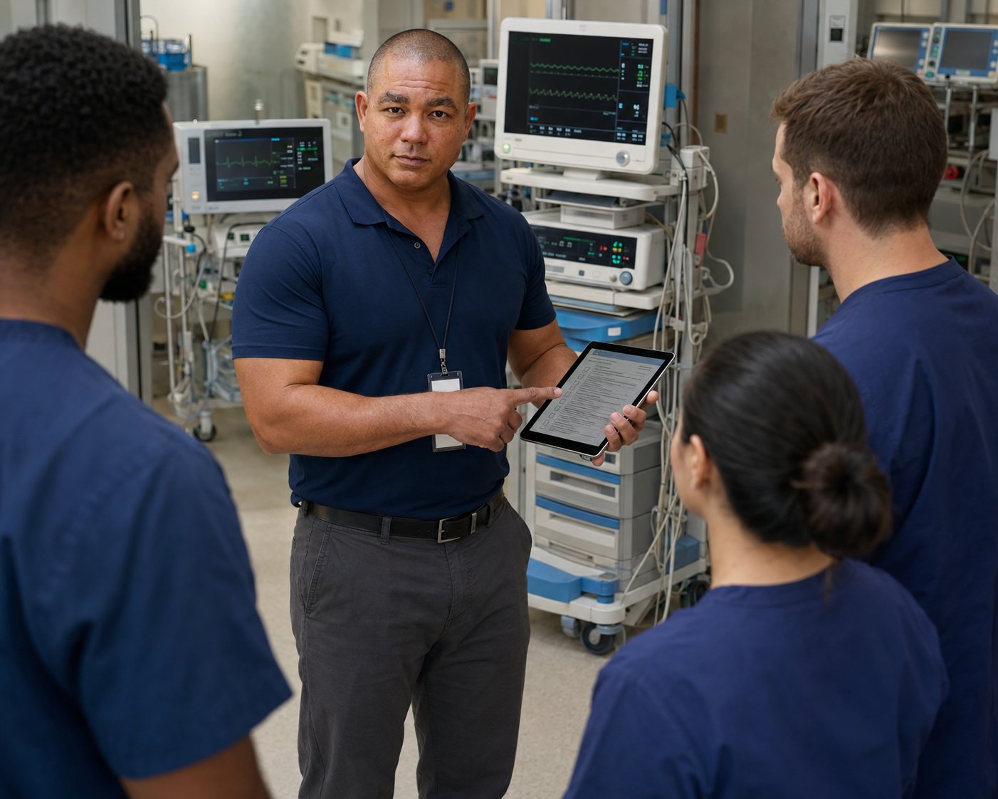BiomedRx healthcare technology management team delivering medical equipment repair laughlin