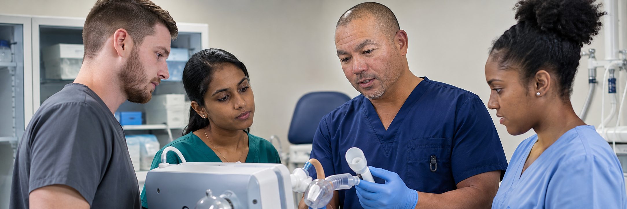 Laboratory instrument calibration and verification | BiomedRx HTM services Laboratory instrument calibration on a precision test bench with an oscilloscope